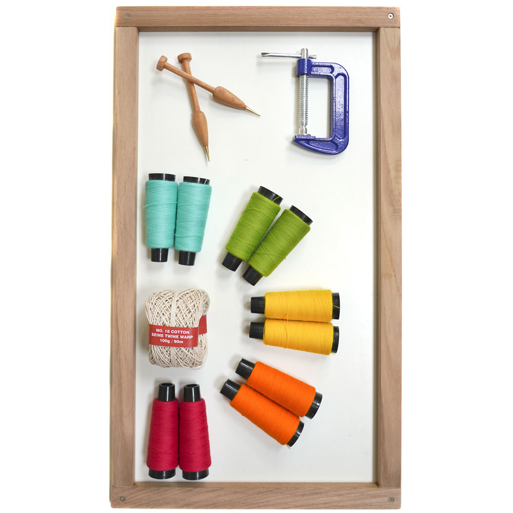 Introduction to Tapestry Weaving Kit - Brights